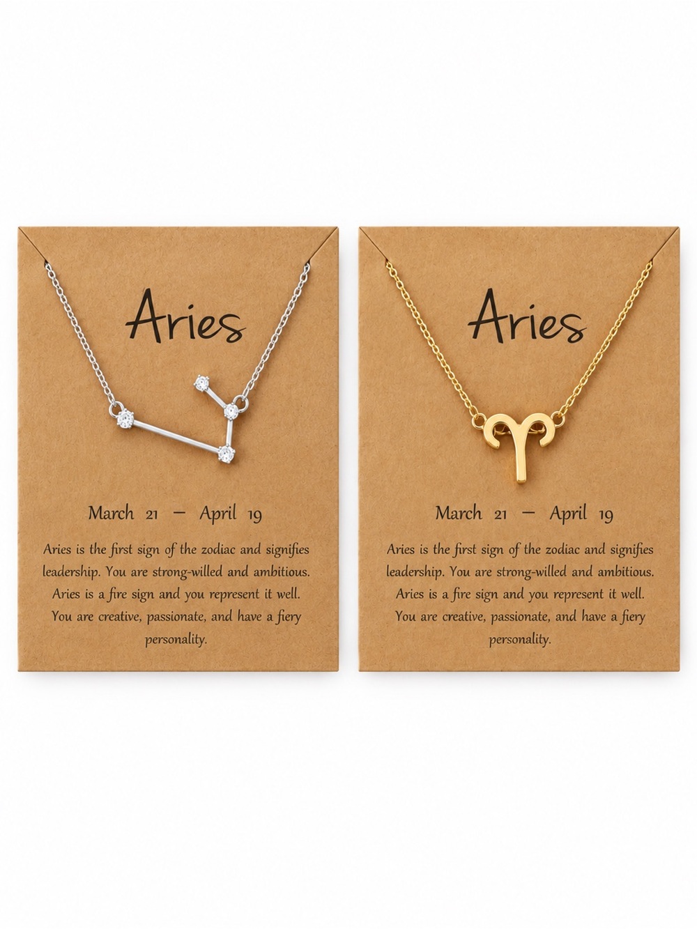 TWO Aries Necklaces